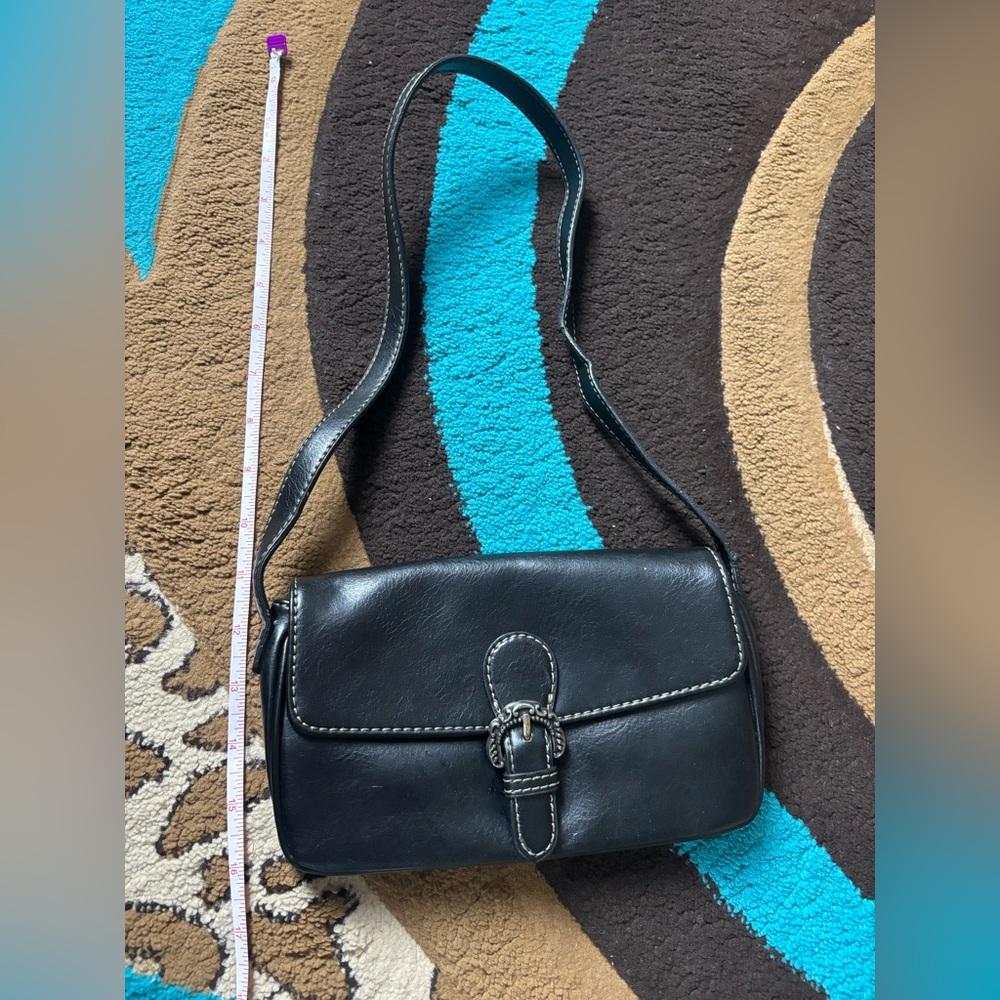 Jones New York Black Leather Shoulder Bag - Picture 5 of 6